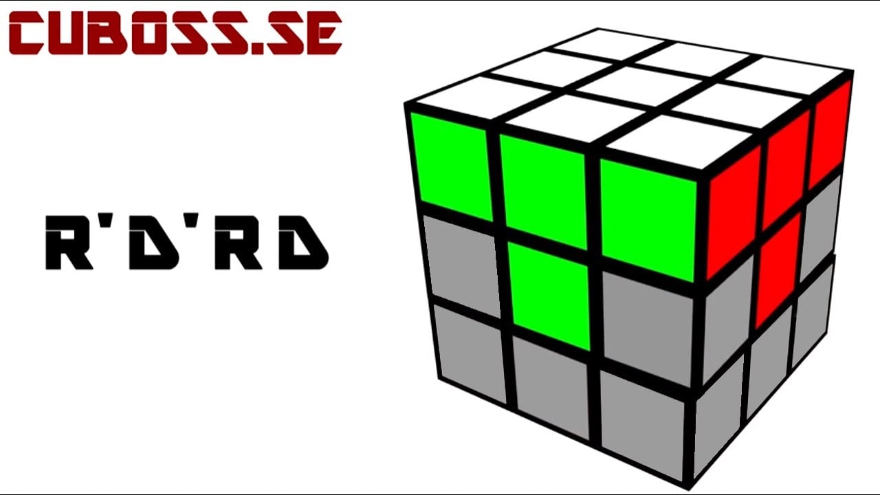 Lär dig lösa Rubik's kub - Första lagret