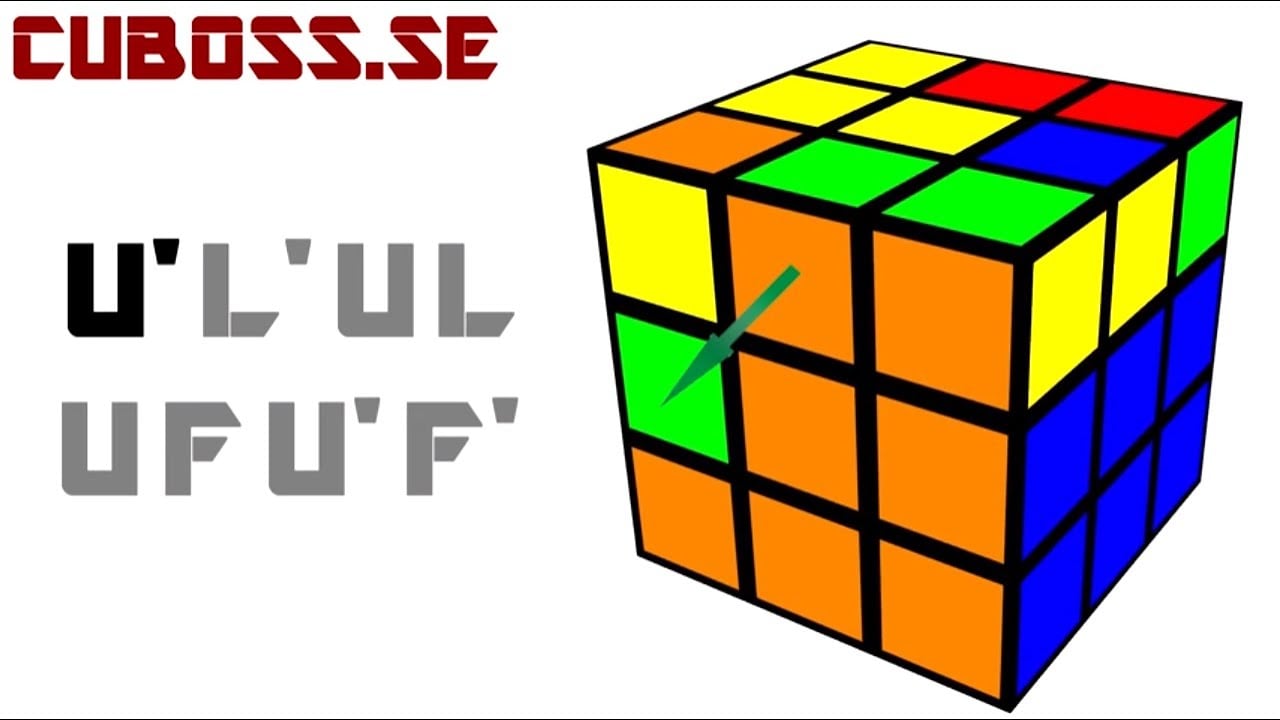 Lär dig lösa Rubik's kub - Andra lagret