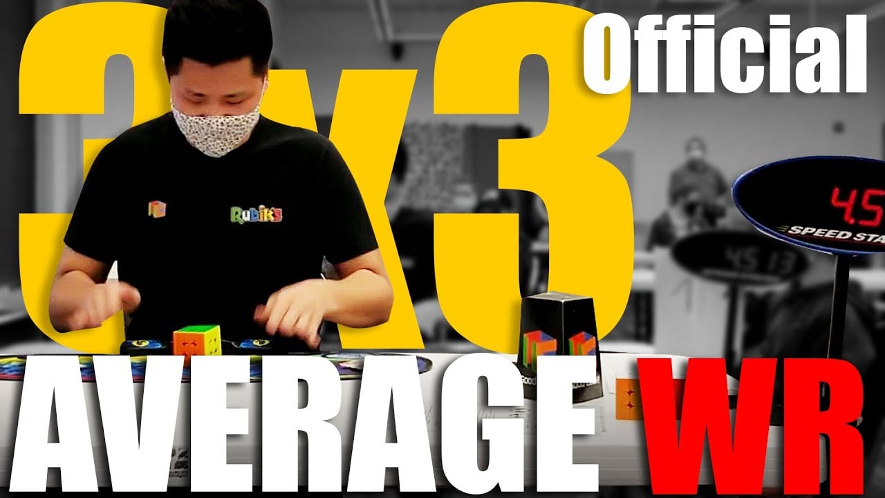 WR [5.32] average Rubik's Cube 3x3 World Record (2 of 4)