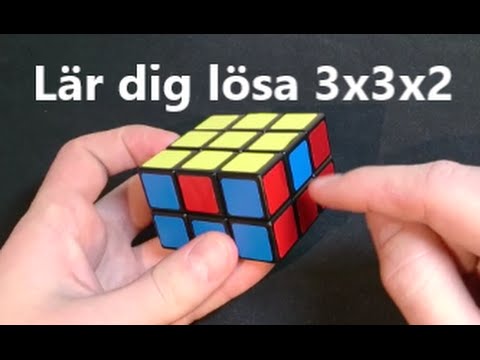 Så här löser du en 3x3x2 Cuboid