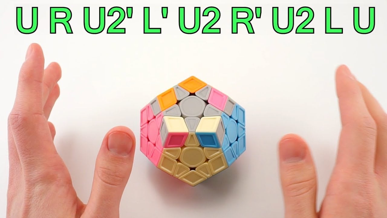 Förklaring av algoritm - Megaminx sista lagret