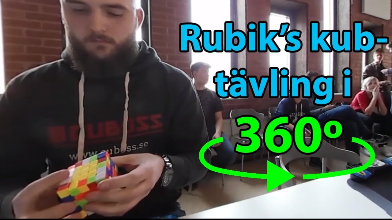 Upplev en Rubik's kub-tävling i 360!