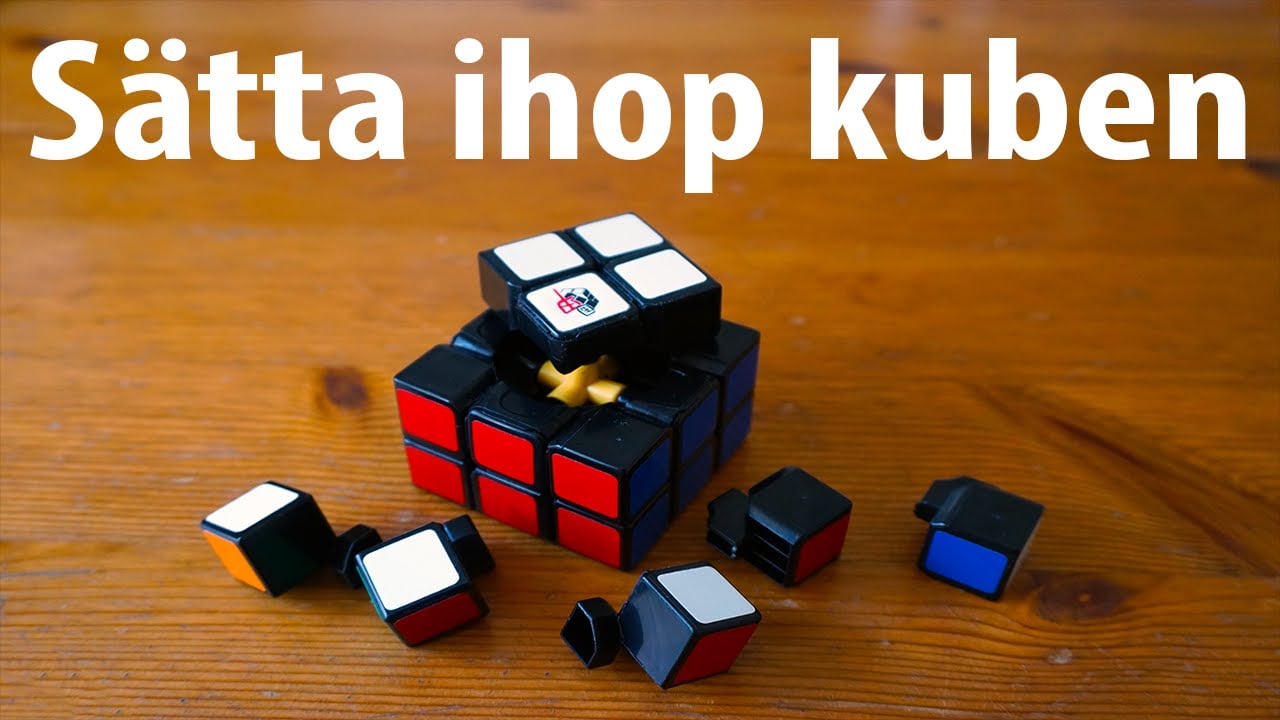 Hur man bygger ihop en 3x3 kub (oavsett märke)