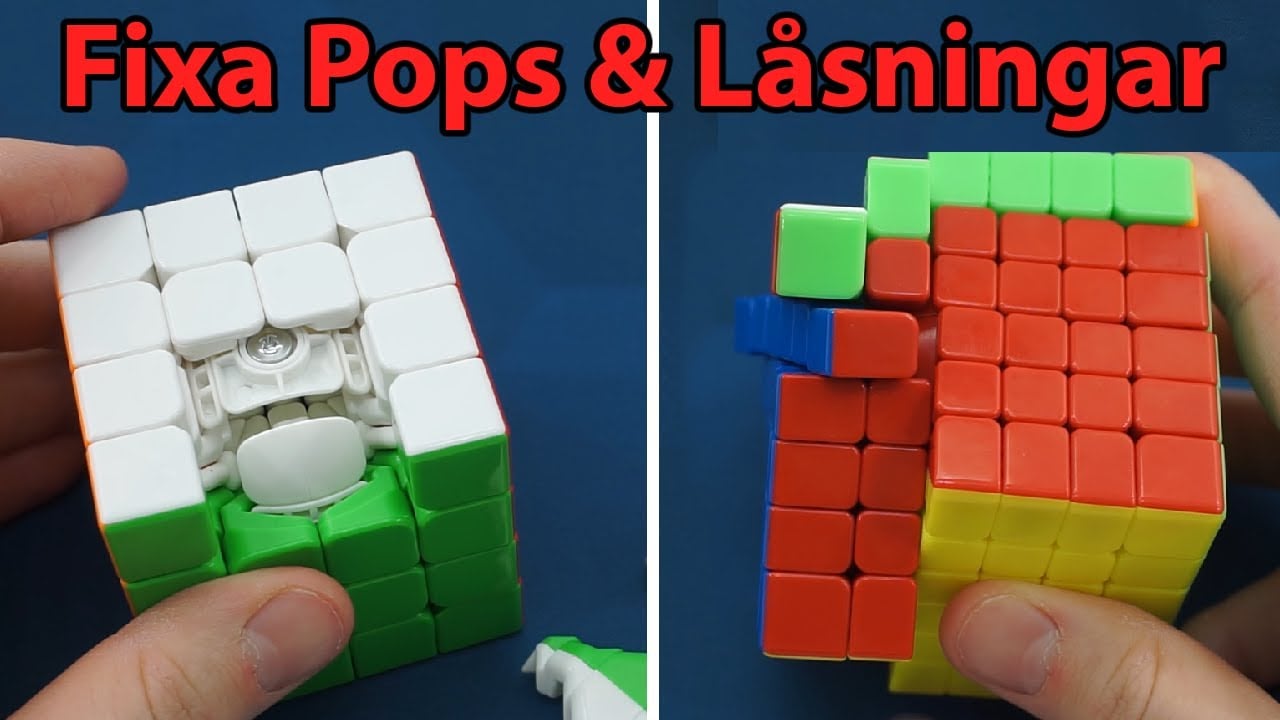 Sätta ihop större kuber | 4x4 pops & 6x6 pops | 5x5 & 7x7 låsningar | 8x8 +