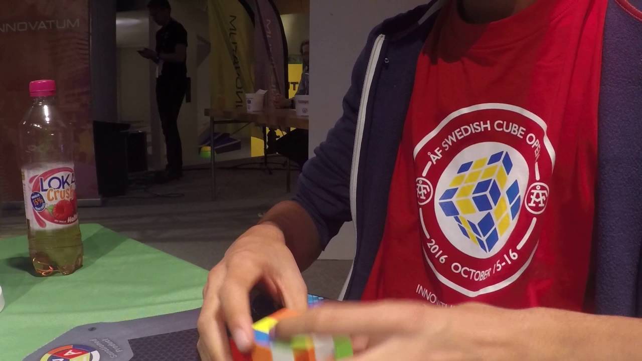 Swedish Championships 2016 1st Place - 8.99 Rubik´s Cube Winning Average