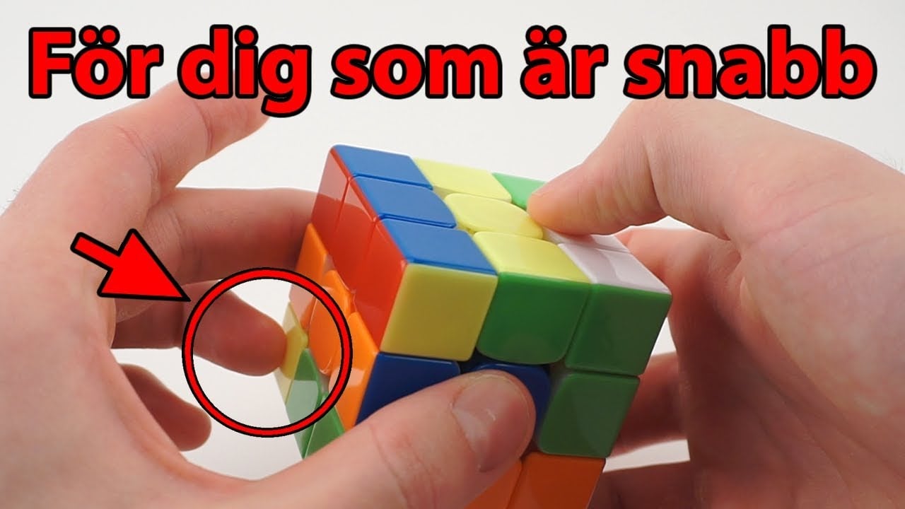 Avancerade fingertricks - Speedcubing på hög nivå