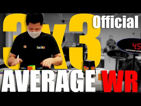 WR [5.32] average Rubik's Cube 3x3 World Record (2 of 4)