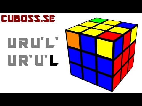 Lär dig lösa Rubik's kub - Hörnbitarna på sista lagret