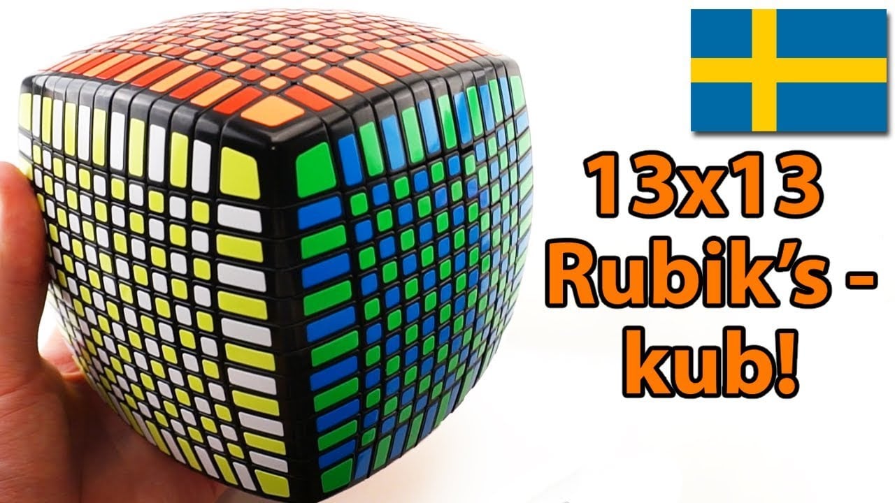 Unboxing av en 13x13 Rubik's kub! (MoYu 13x13)