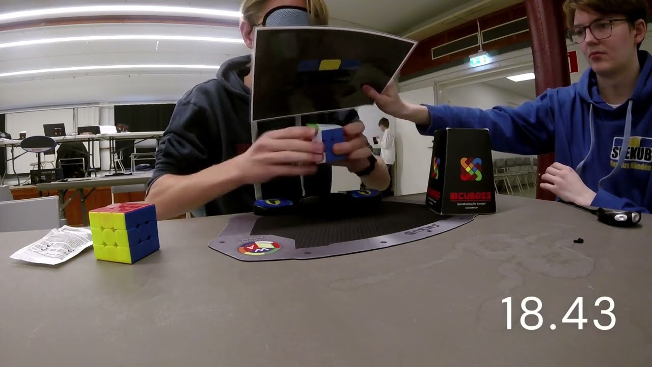 17.67 3x3 Blindfolded European Record Average!