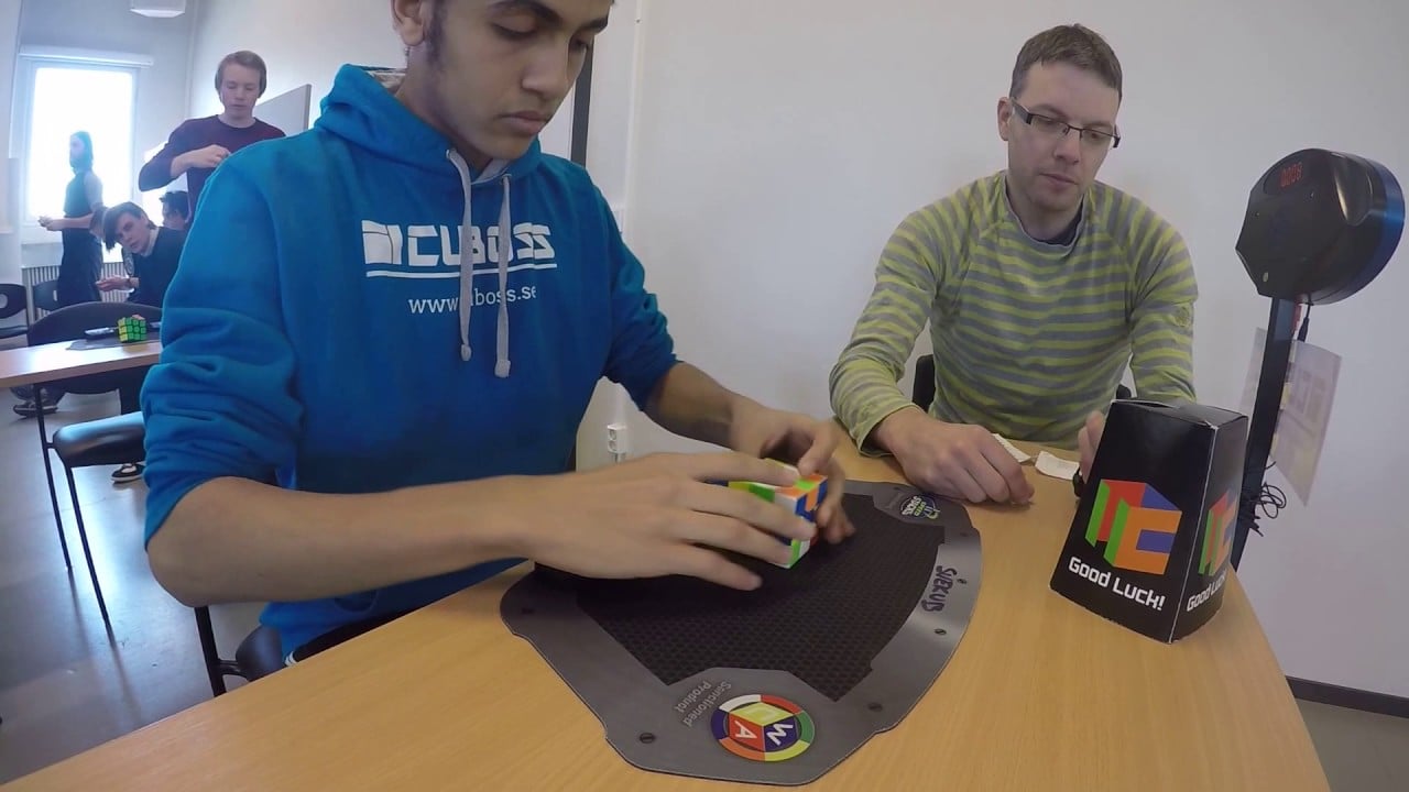 8.22 Former Rubik's Cube Swedish NR Average