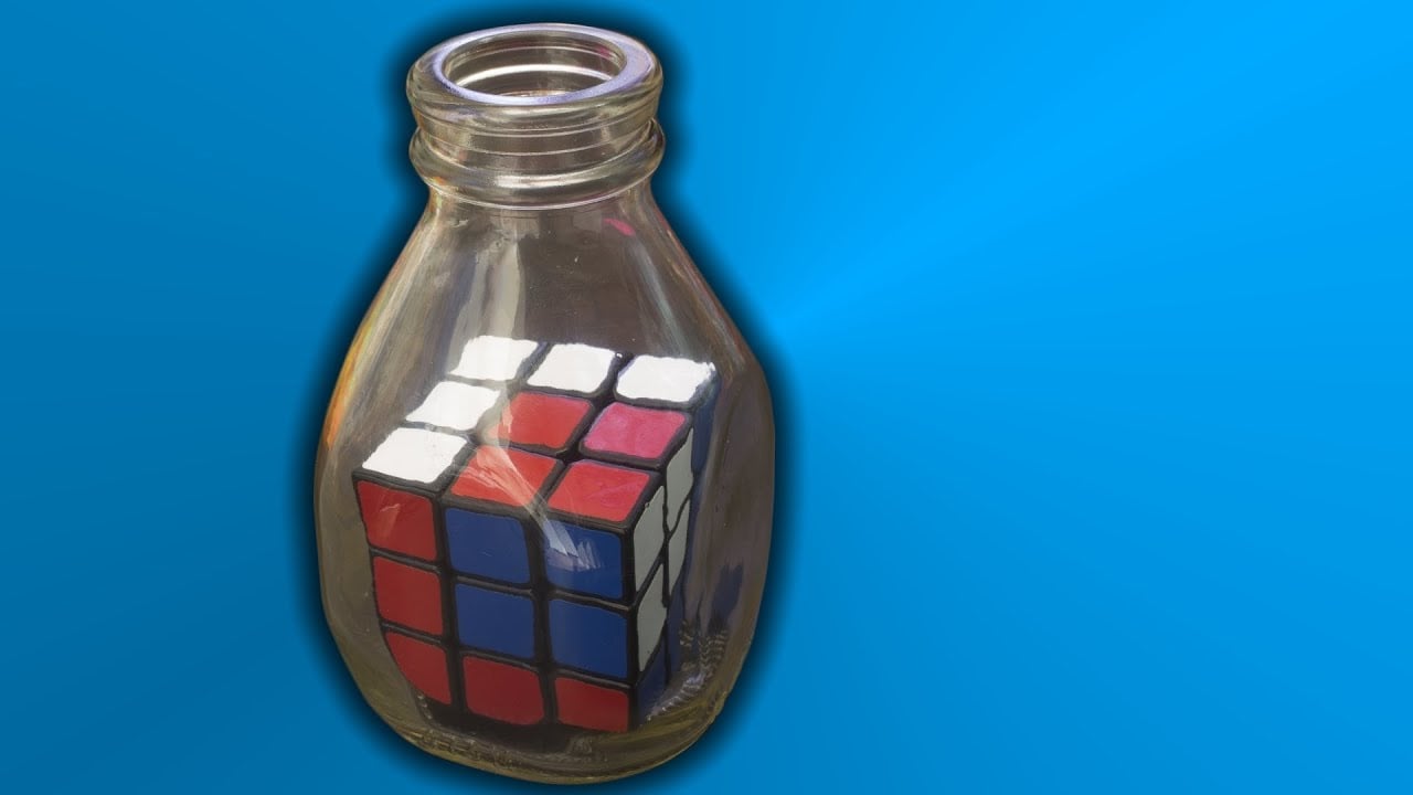 Impossible Rubik's Cube in a Bottle