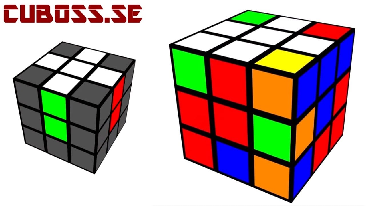 Lär dig lösa Rubik's kub - Korset