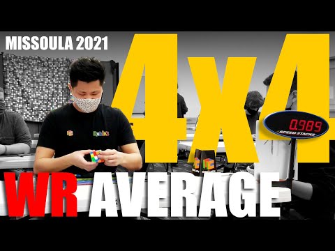 WR [20.94] average Rubik's Cube 4x4 World Record (3 of 4)