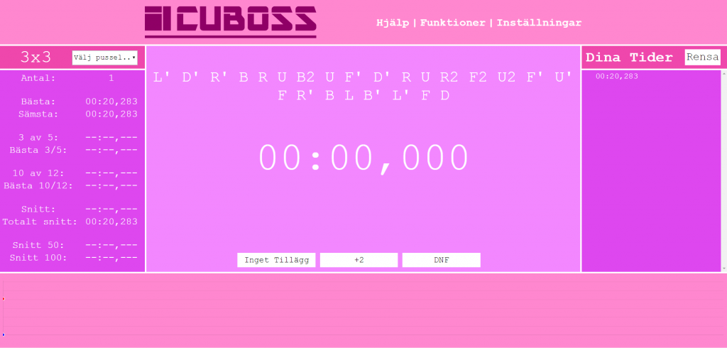cuboss timer pink