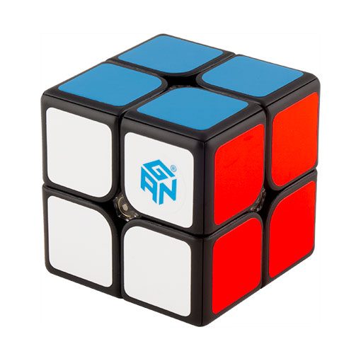 GAN 249 V2 2x2 Magic Cube Stickerless Speed Cube Puzzle Toy Colorful 